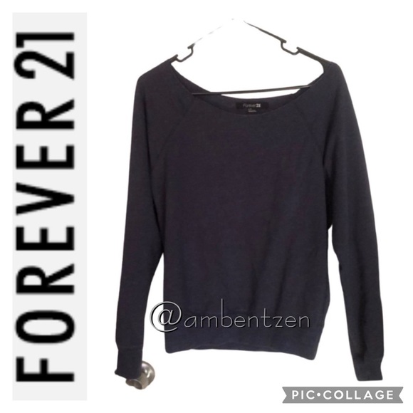 Forever 21 Tops - Forever 21 off the shoulder sweatshirt size S